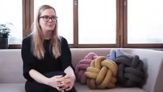 One minute with designer Ragnhei&eth;ur &Ouml;sp and her Knot cushion