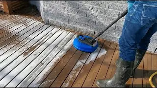 Terassin- ja kiveyksen pesu painepesurilla - Nilfisk Sininen Kulma jakso 7