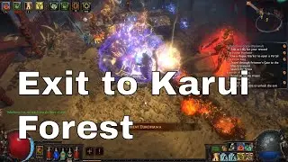 Как найти выход в лес Каруи в Path of Exile