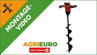 Montagevideo Akku-Erdbohrer Einhell GP-EA 18/150 Li BL - 18V 2Ah - mit Bohrer-Aufsatz