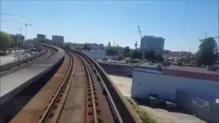Translink: SkyTrain: Canada Line: Waterfront - Bridgeport (Front Window View)
