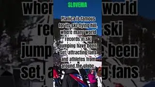 Slovenia facts: Planica - one of the largest ski flying hills in the world #facts #slovenia #travel