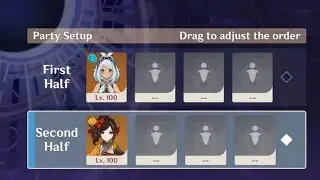 【原神】LunaIV 螺旋12層 ムアラニと千織単騎で星9クリア
