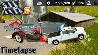 Car Stunt in Farming Simulator 20, Fs 20 Multiplayer Gameplay | Timelapse    @SkullGaming5520