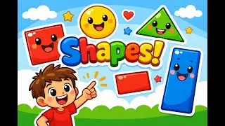 Learn Shapes in English for Kids  | Fun Shapes with Colors