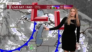 Friday PM Forecast: Pockets of snow, difficult travel