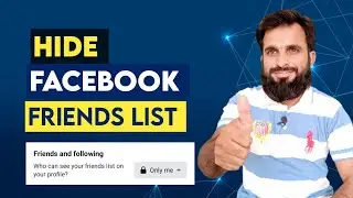 How to hide friends list on Facebook | Facebook Privacy Settings