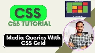 Grid tutorial with media query | Let's make responsive website |full stack development course #css3