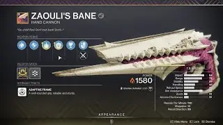 Crafted Zaoulis Bane