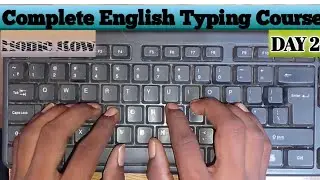 English typing course DAY 2| free typing lesson| english typing kaise sikhe ✅ #typingstrategy #short