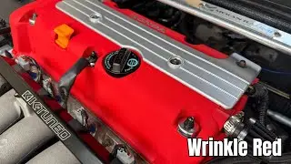 Painting My Valve Cover Wrinkle Red