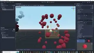 Godot Tutorial - How to change Particle's Color and Scale in game (fading Particles by Curve)