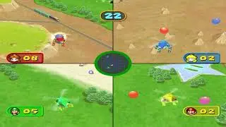 Mario Party 7 Minigame CPU comparison - Helipopper