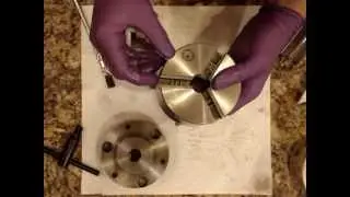 Assembling & greasing the 4 inch 3-jaw scroll chuck from my Taig lathe