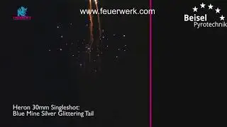 SBL-CSG T1 Feuertopf Nr. 5  Blau und Komet Silberglitter ohne Anz&uuml;nder - Heron