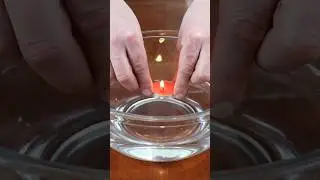 Эксперимент со подводной свечой