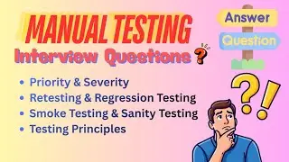 Manual Testing Interview Questions ❓🤔