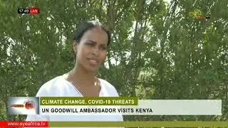 UN GOODWILL AMBASSADOR VISITS KENYA