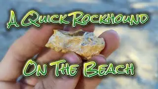 A Quick Rockhound On The Beach #rockhounding #agates #gemstones #rockhoundingadventures 