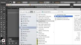Adobe Illustrator CS6 Typesetting Basics