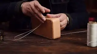 DEEPKEE HANDMADE LEATHER. Jewelry Watch Leather Organizer #K067