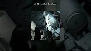 Twin 130mm naval gun