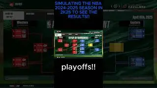 SIMULATING THE NAB 2024-2025 SEASON IN 2K25!! ( CRAZY ENDING ) #2k #gaming  #2k25