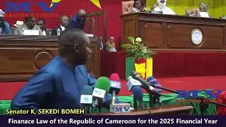 Senator K, SEKEDI BOMEH on the Finance Law of the Republic of Cameroon for the 2025 Financial Year