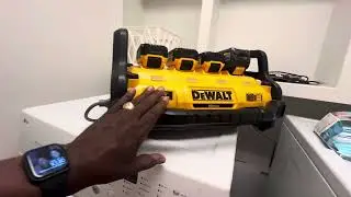 DEWALT 1800 WATTS PORTABLE POWER STATION DCB 1800 INVERTER GENERATOR DeWalt!!!  Washing Clothes