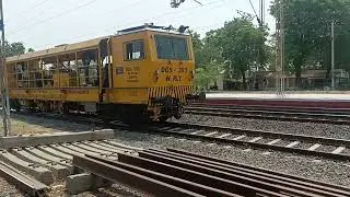 Track Maintenance Work DGS Machine and Goods Train | Indian Railways | #trackmaintenance