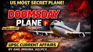 Boeing E-4B Nightwatch | US Doomsday Plane | Flying White House | UPSC Current Affairs by Anil
