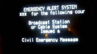REAL Civil Emergency Message EAS Alert on TV!!! - 5/22/11