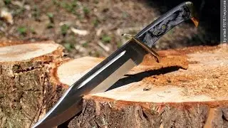Budk Timber Rattler Western Outlaw bowie