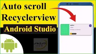 auto scroll recyclerview android | auto image slider in android studio java | Auto Sliding