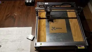 Creality CR-Laser Falcon for RC Aircraft, Laser unboxing, assembly, and multi-material examples.