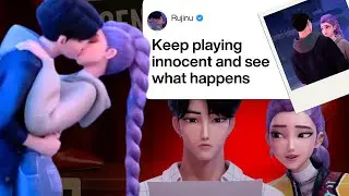 Rujinu- Jinu x Rumi - Shadows of Desire - kpop demon hunters fanfic 