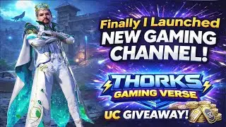 Finally Launched 🚀 | My New Channel THORKS GAMING VERSE #bgmi #thorksgaming #thorksgamingverse 