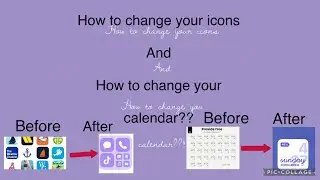 How to change your Icons on your apps and your calendar on A IPAD AIR (5 generation) w/Nilofar