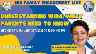 NIA Family Engagement Live: Understanding WIDA: What Parents Need to Know 📱