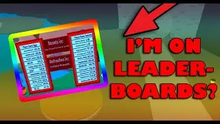 I REBIRTHED AND GOT ON THE COMP LEADERBOARDS - Roblox Science Simulator