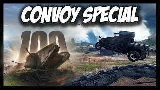 ► World of Tanks: Convoy Game Mode - 100 Years Of Tanks - The Lanchester Armored Car Gameplay