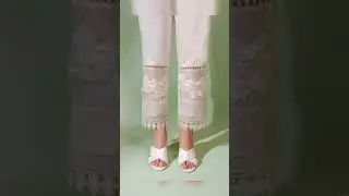 White Trousers Designs 2021/ Capri Designs / Latest Shalwar design / Stylish Trouser ke design