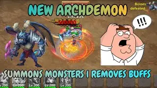 New Archdemon l Summons Monsters & Removes Buffs l Castle Clash