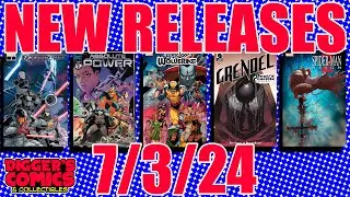 New Comic Book Releases for 7-3-2024!