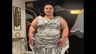 Ssbbw mother model show two dresses for plus size 