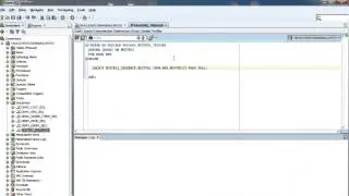 ORACLE TRIGGER OLUŞTURMA