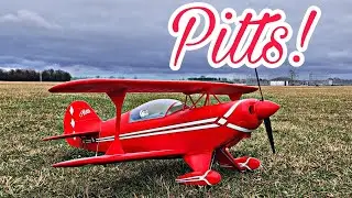 О нет! Сегодня разбился самолёт FMS Pitts V2 1400 мм! (Вживую)