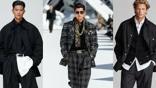 Мужская коллекция CHANEL Весна/Лето 2026: Графит и Белоснежка | Строгий минималистичный крой
