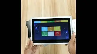 HomeFong Video Intercom Surveillance Camera System, 10 inch Touch Screen 4 Channels Monitoring