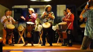Afrikanisches Trommel VHS Duisburg in Voerde am 21.10.2012_1